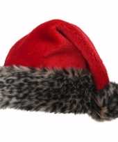 Kerstmuts met tijgerprint